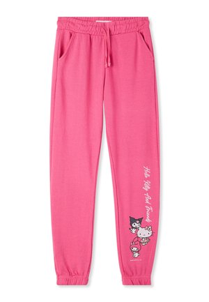 TUTA CON STAMPA HELLO KITTY - Pantaloni sportivi - fucsia chiaro