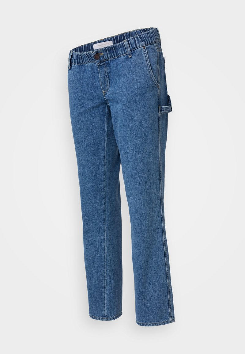 Mamalicious Relaxed fit jeans blauw denim/bluedenim