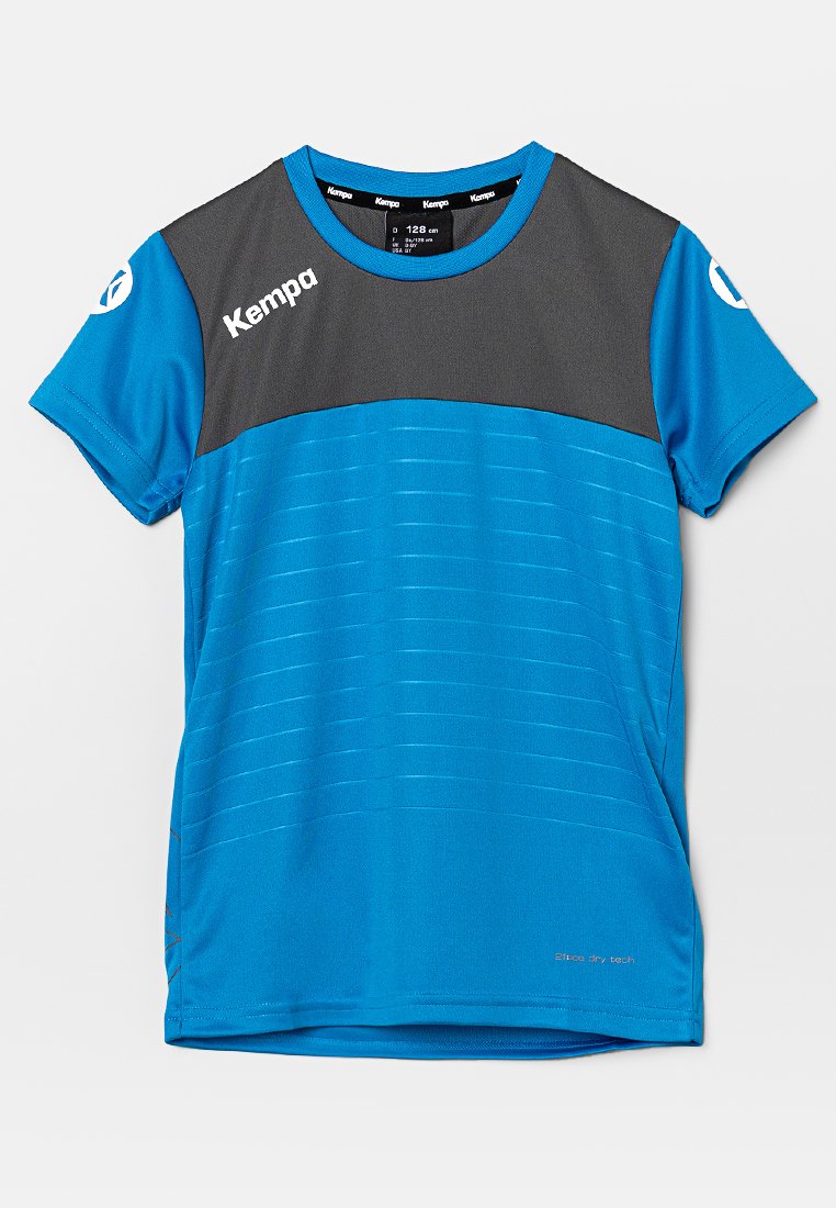 kempa Sport T-shirt blauw kempa Sport T-shirt blauw