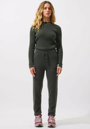 FERRAND - Träningsbyxor - mottled khaki