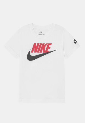 FUTURA TEE - Print T-shirt - white/university red