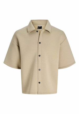 Jack & Jones, HEMD OVERSIZE CROPPED FIT HEMD - Camisa - crockery