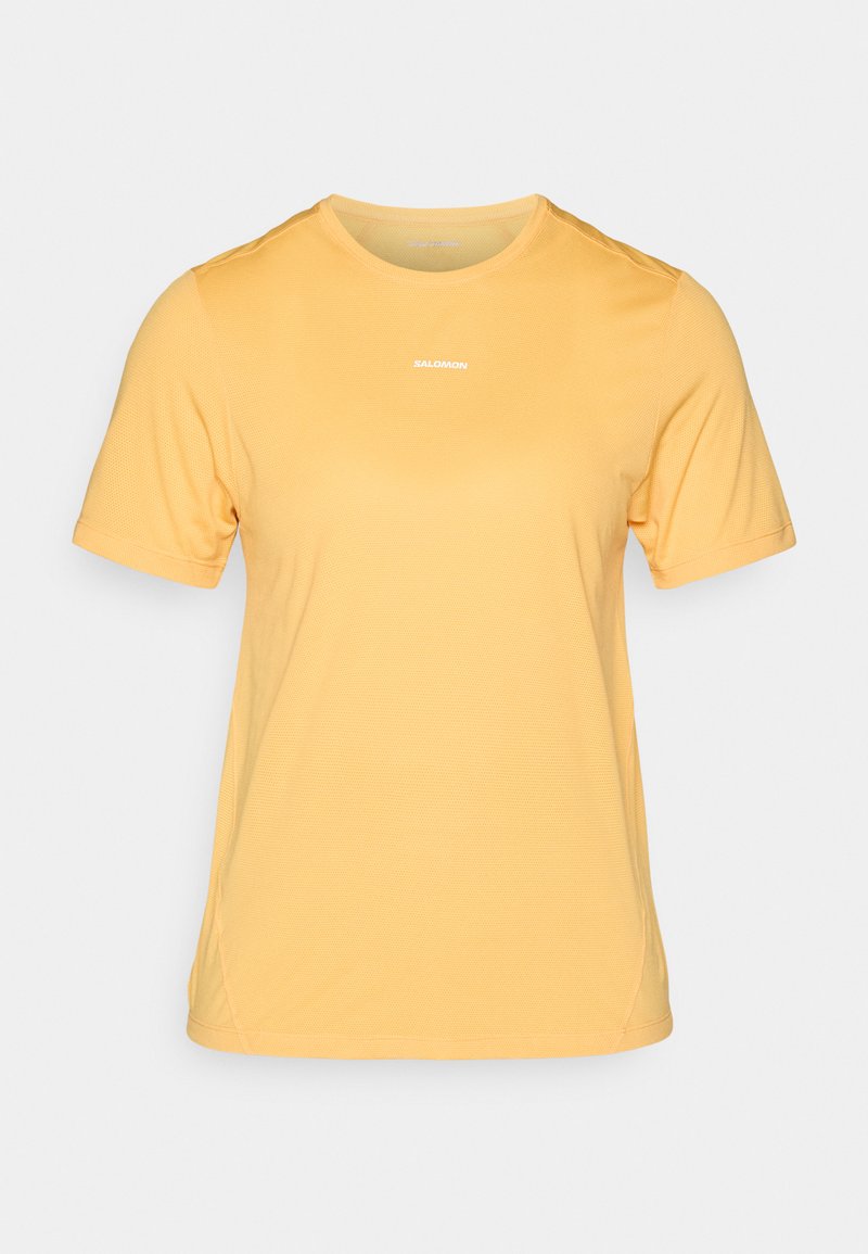 Salomon Sport T-shirt abrikoos