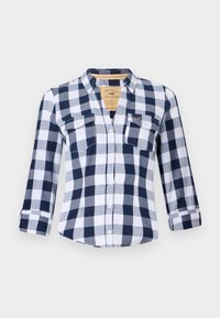 TREND DROP HERITAGE WOVEN COLLAR - Pogājama blūze - dark blue