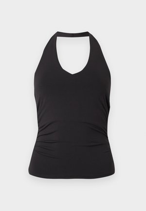 Pieces, PCMELLY HALTERNECK - Top - black