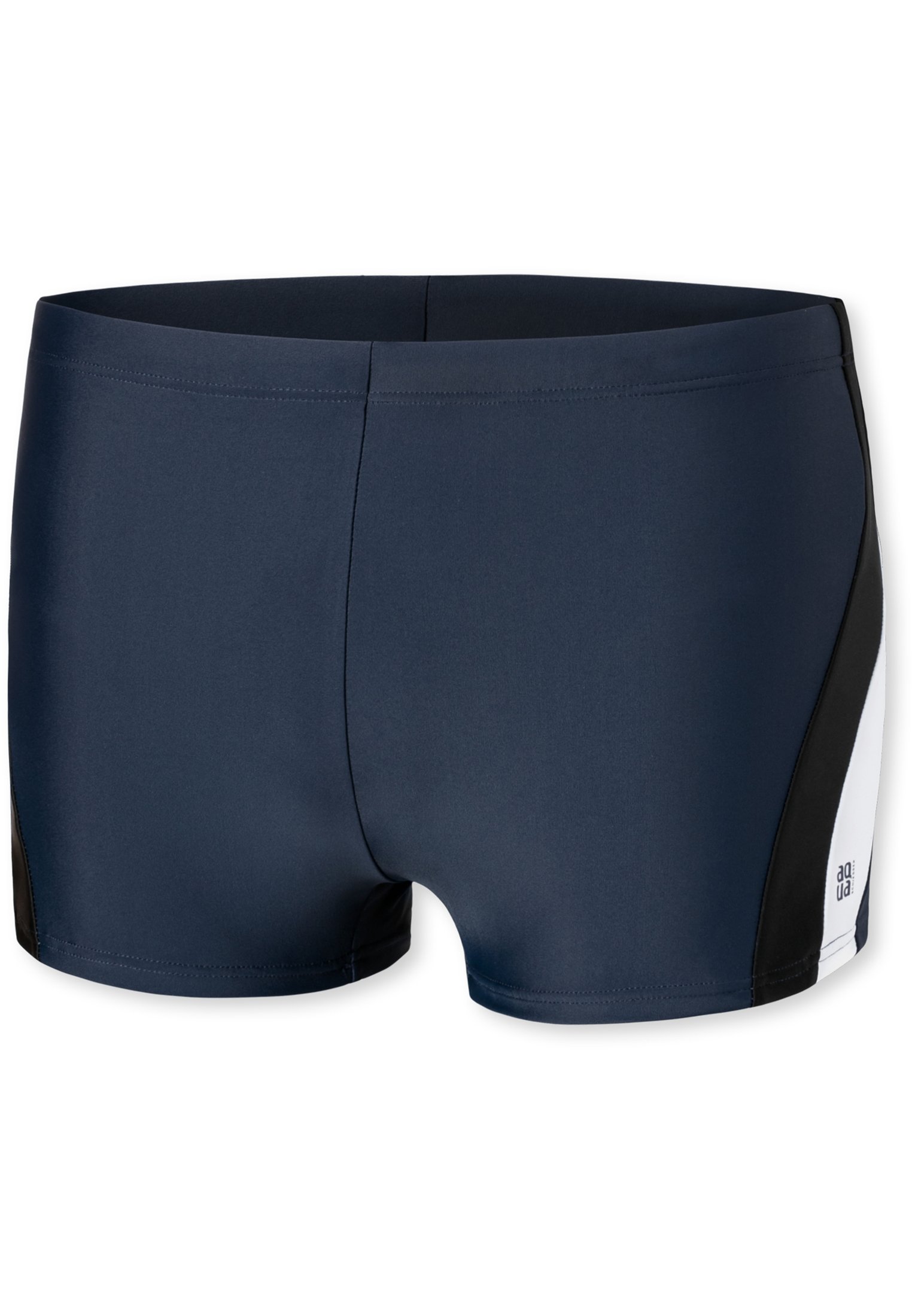 Mey Bade-Serie Broader Stripe Herren Badehose – Yacht Blue, Größe L, Board Shorts Mit Pull-on-Verschluss