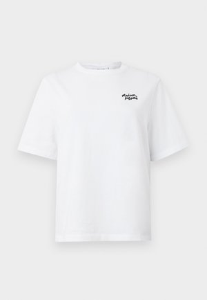 HANDWRITING COMFORT TEE - Basic póló - white/black