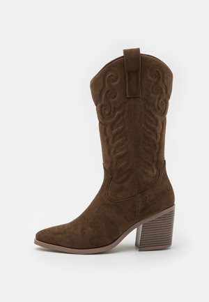BIANORA WESTERN MID - Stivali texani / biker - brown