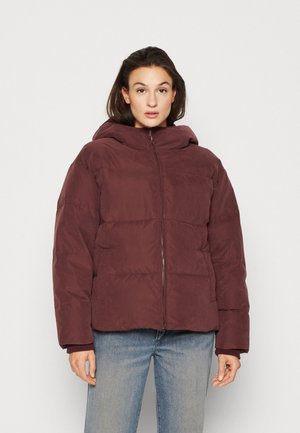 EMBOSSED PUFFER - Bunda z prachového peří - dahlia