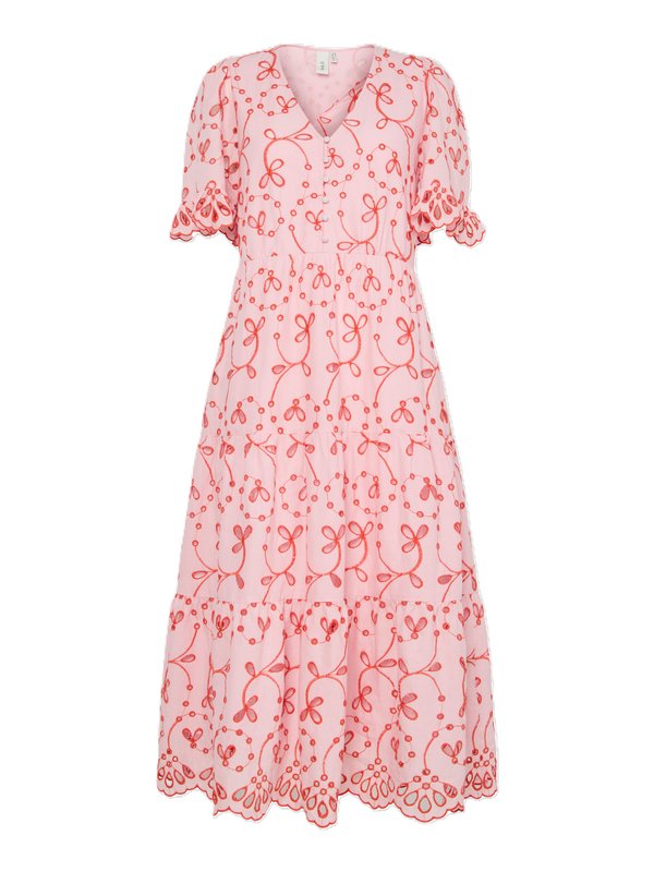 YASKANIKKA CONTRAST MIDI DRESS - Day dress - coral blush3