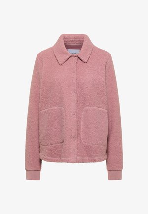 Cecil, TEDDY FLEECE OVERSHIRT WITH BUTTON PLACKET - Fleece jacket - velvet rose