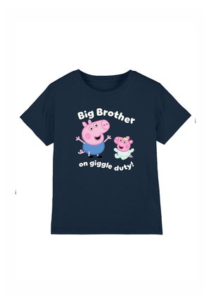 PEPPA PIG GEORGE PIG GIGGLE DUTY - Print T-shirt - dark blue