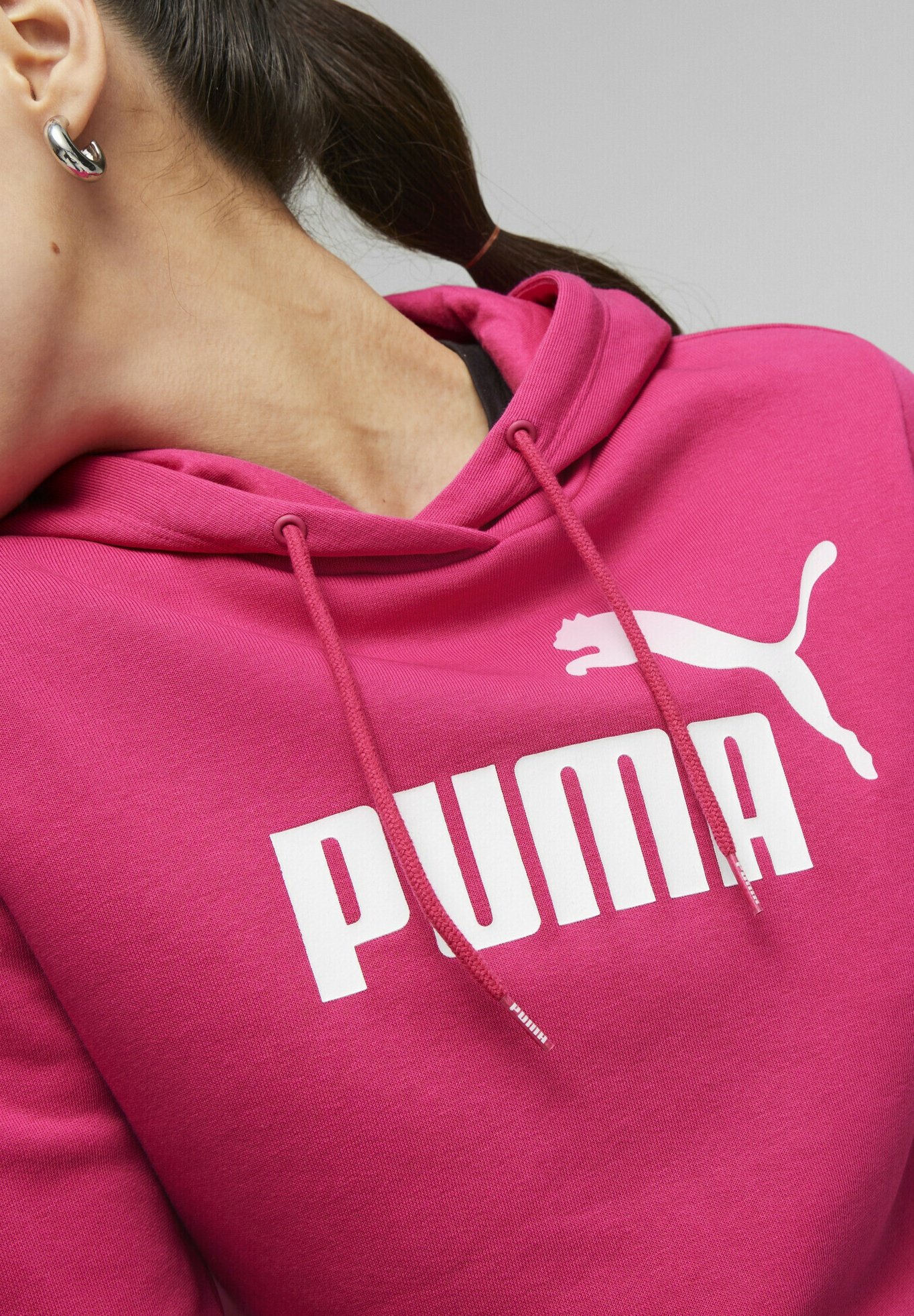 Puma ESSENTIALS BIG LOGO - Hoodie - orchid shadow/pink - Zalando.de