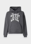 VARSITY HOOD - Sweater - washed black
