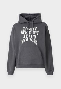 VARSITY HOOD - Sweatshirt - washed black