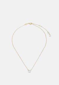 STILLA PENDANT SQUARE CUT - Necklace - white/gold-coloured