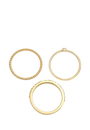 3 PACK - Prsten - gold-coloured