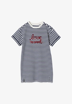 Vertbaudet, Jersey dress - blau gestreift