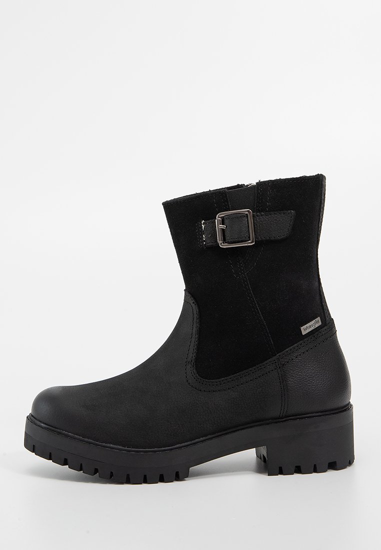 Wrangler Enkellaarsjes met plateauzool zwart