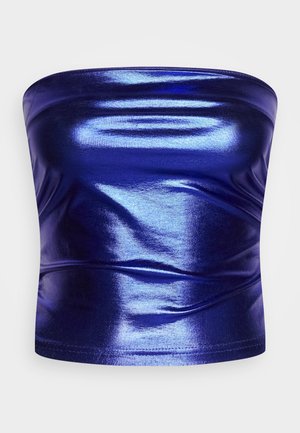 HOSBJERG INES METALLIC TOP - Top - electric blue