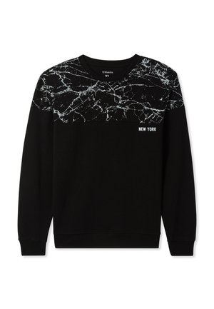 SPALLE SENZA CAPPUCCIO - Felpa - var nero