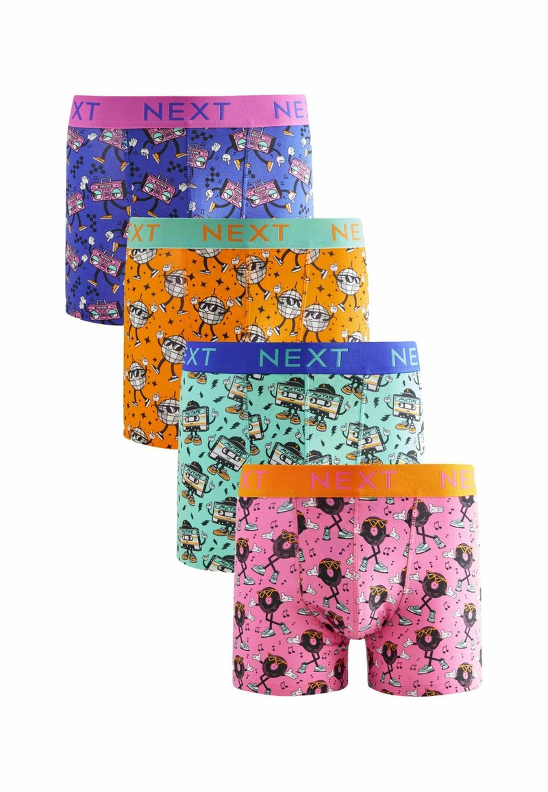 Next 4 PACK - Boxerkalsong - bright music print