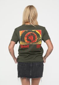 Paradiso Clothing SLIPKNOT ZOMBIE - Print T-shirt - green