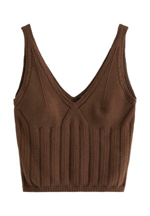 Lindex, Top - dark brown
