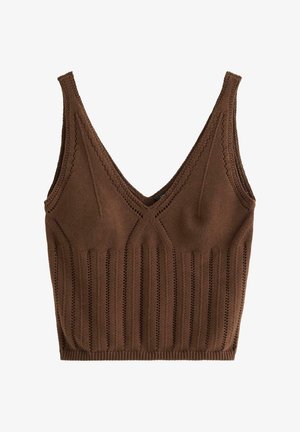 Lindex, Top - dark brown