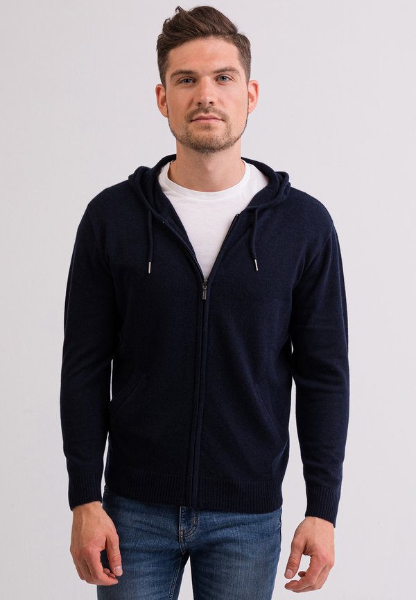 Strickjacke - marine blau