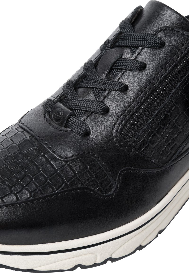 Damen Sneaker low | Tamaris PURE RELAX Sneaker low black croco/black denim - EU29480 Damen Sneaker low | Tamaris PURE RELAX Sneaker low black croco/black denim - EU29480