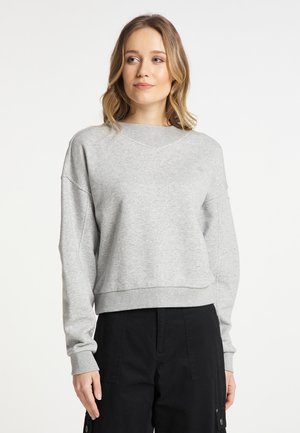 Sweatshirt - hellgrau melange