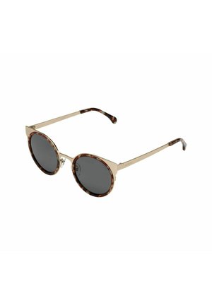 LULU - Lunettes de soleil - steel white gold havana