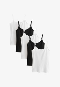 Selected, white black