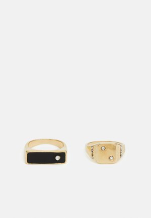 Jack & Jones JACPAULO RING 2PACK UNISEX - Sõrmus - gold colored