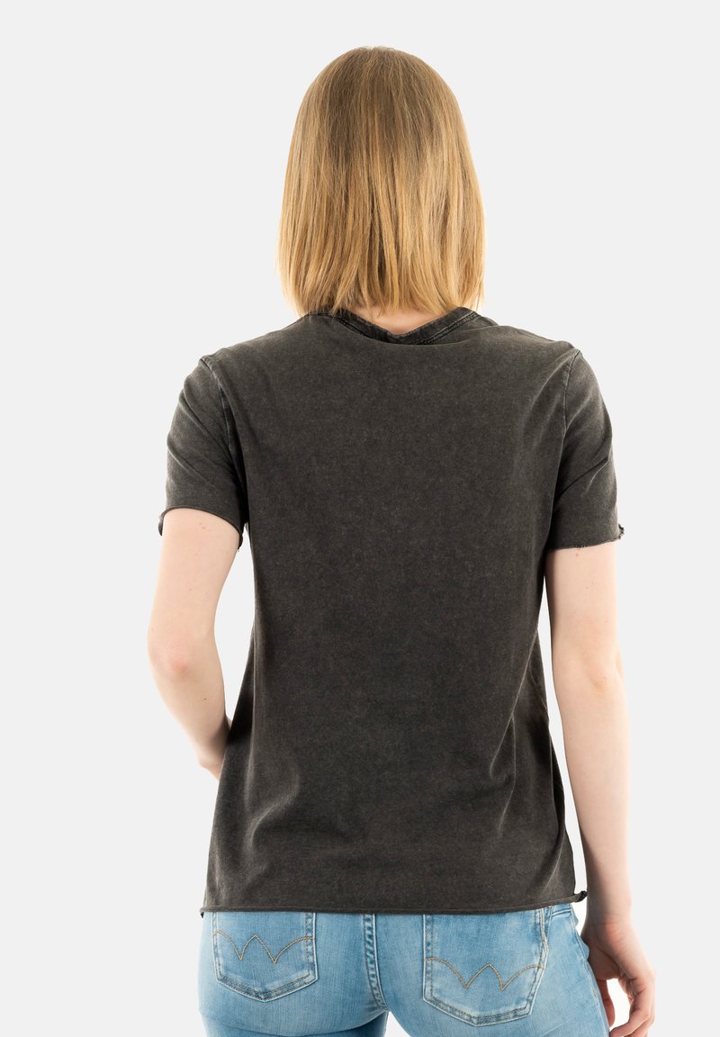 Maglietta taglie forti Motley Denim Haxby T-shirt Black