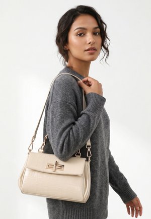 Kassandra, KASSANDRA SHOULDER BAG - Sac bandoulière - beige