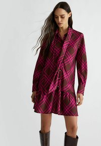 LIU JO PRINTED - Abito a camicia - pink