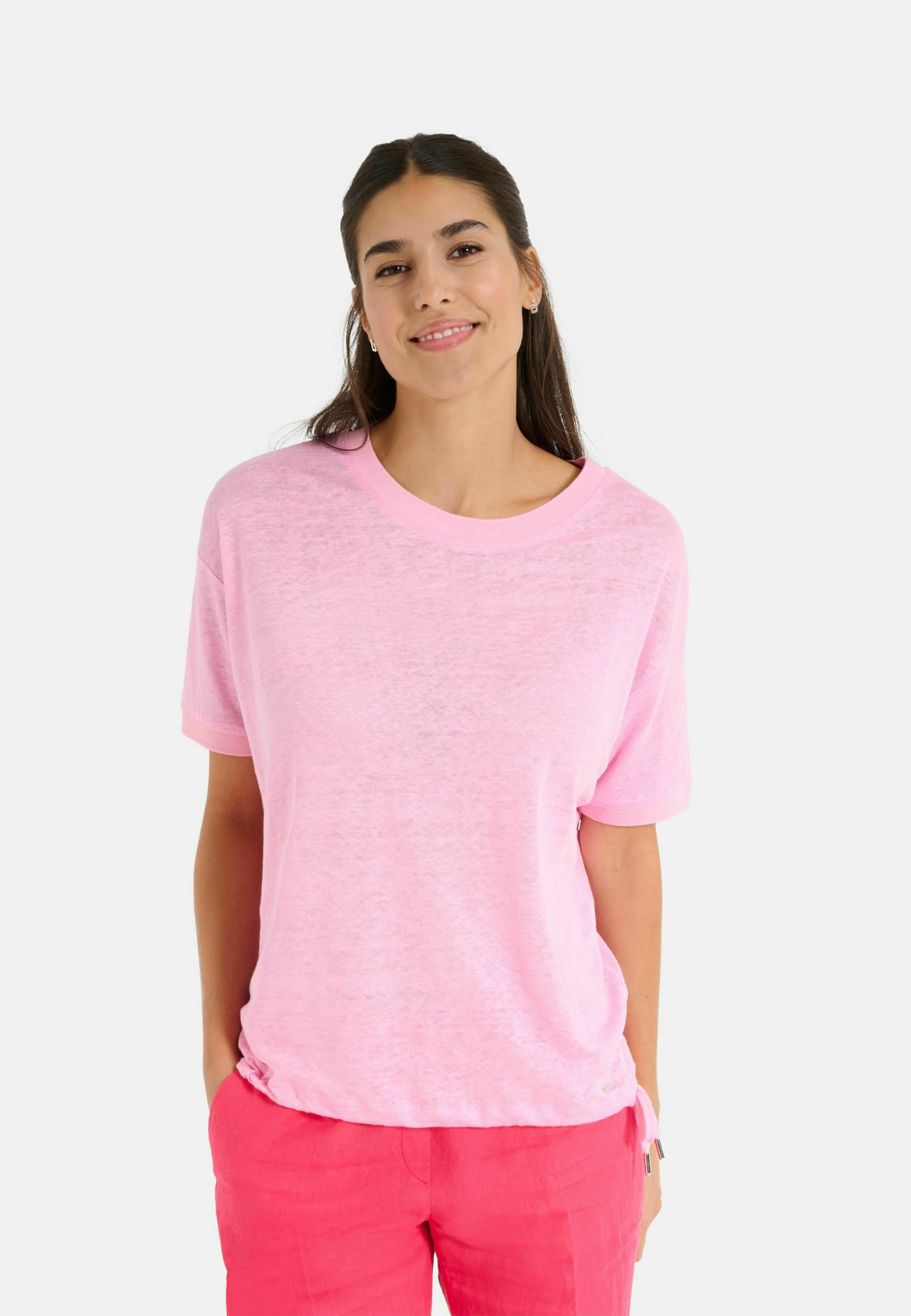 T-shirt Donna BRAX Style Cora In Jersey Morbido, Manica 1/2, Girocollo, Silhouette Sartoriale