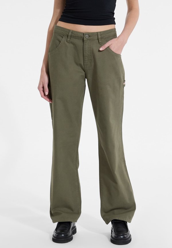 CARPENTER - Jeans Straight Leg - olivgrün
