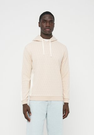 GEO HOODY - Felpa con cappuccio - beige