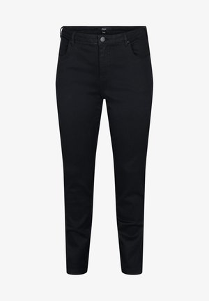 EMILY WITH NORMAL WAIST - Vaqueros slim fit - black