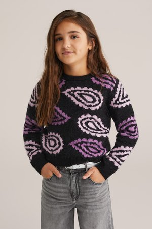 WE Fashion Pulóver - dark purple