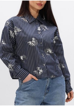Overhemdblouse - navy
