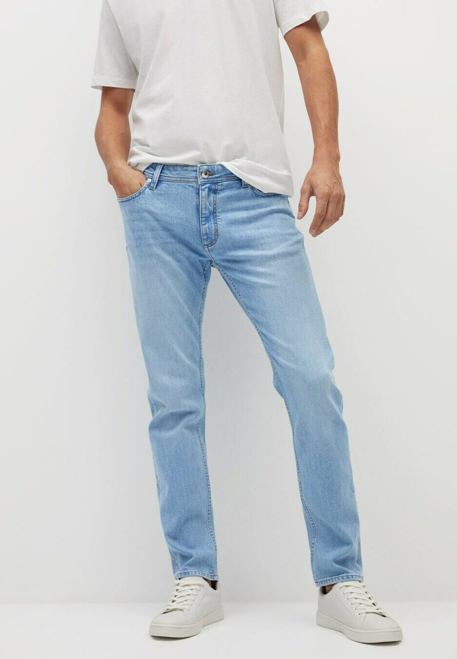 Mango JAN - Slim fit jeans - hellblau/Lichtblauw - Zalando.nl