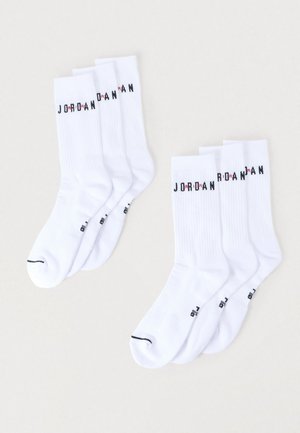 CREW UNISEX 6 PACK - Αθλητικές κάλτσες - white/gym red/black