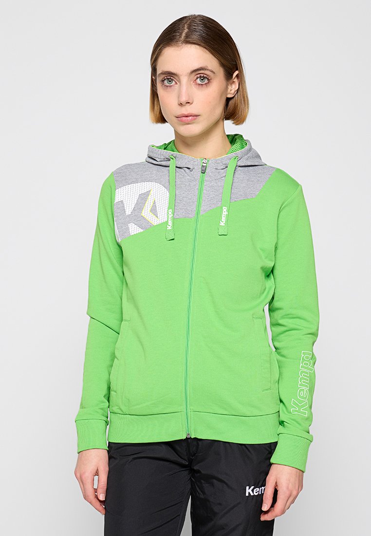kempa Sweater met rits groen kempa Sweater met rits groen