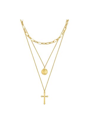 Necklace - gelbgoldfarben