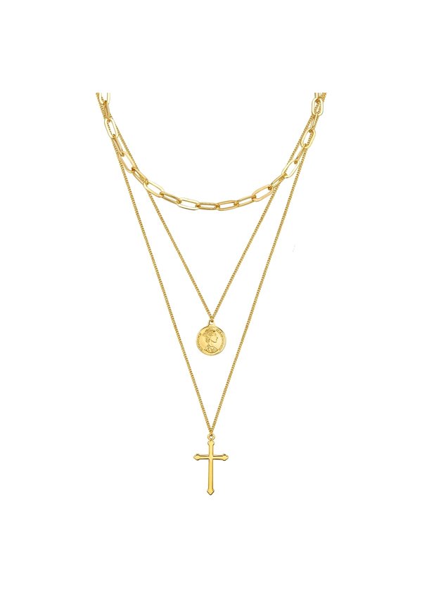 Halskette - gelbgoldfarben