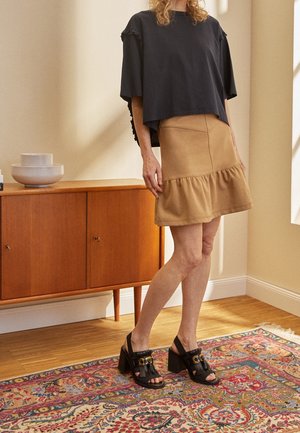 A-lijn rok - light brown